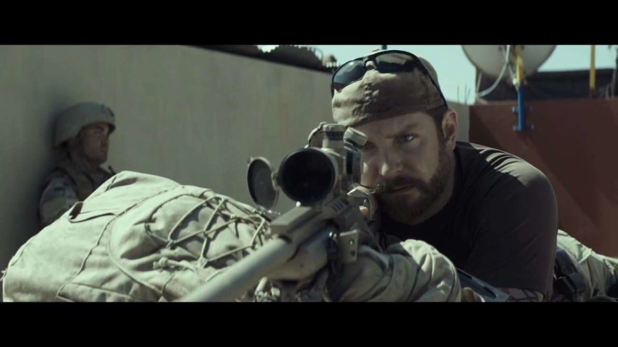 Bradley Cooper stars as Navy SEAL Chris Kyle in the film American Sniper.