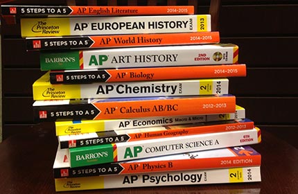 AP Review books are a great way to study for the upcoming exams (Courtesy of GreatSchools.org)