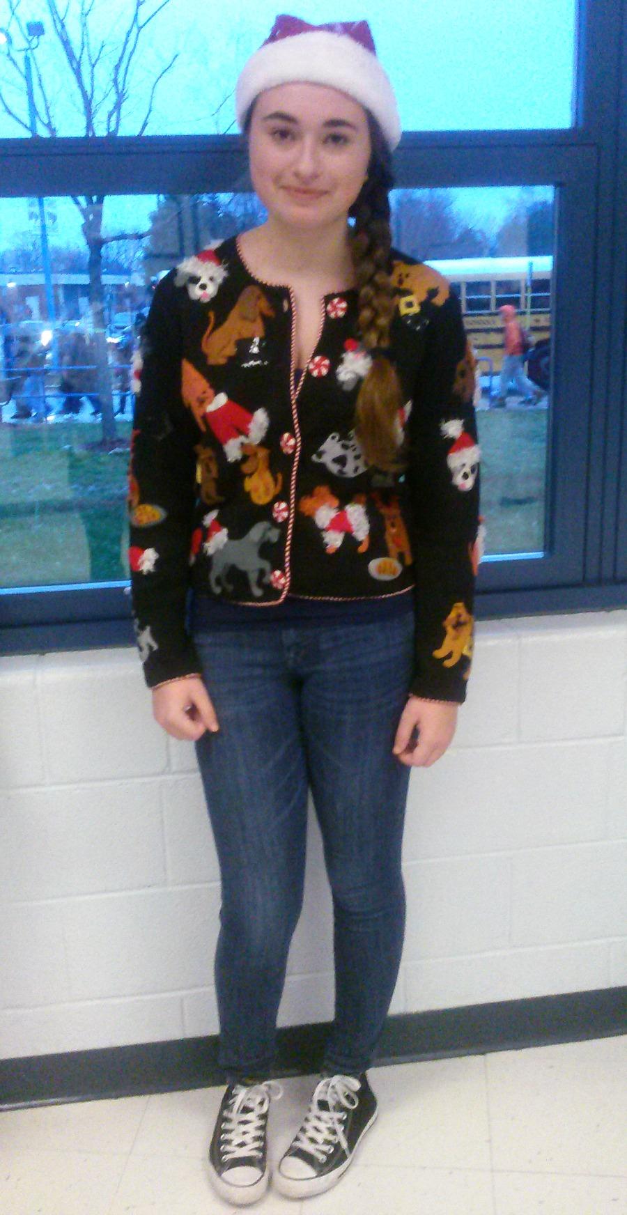 West Potomac Students Go All Out for Ugly Sweater Day