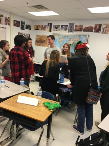 Delegates discuss the details of their working papers.