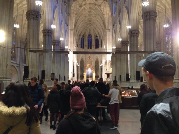 AP Euro students visit St. Patricks Cathedral. 