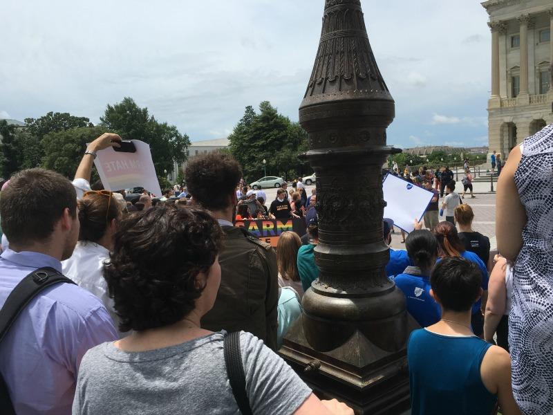 West Potomac Students Support House Democrats' Sit-In on Capitol Hill