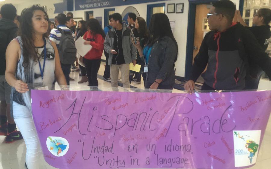 Hispanic Leadership Club Celebrates Heritage Month with School-Wide Parade