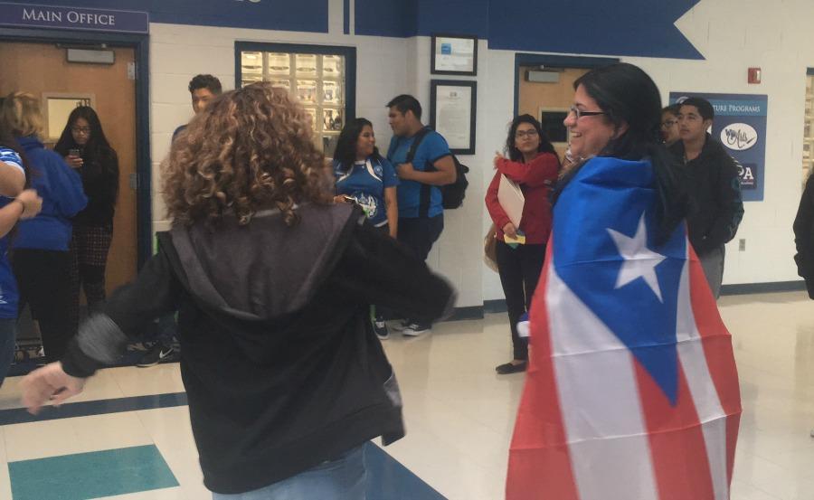 Hispanic Leadership Club Celebrates Heritage Month with School-Wide Parade