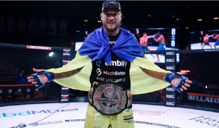 Boxing champion Oleksandr Usyk:  Photo Published in USA Today.