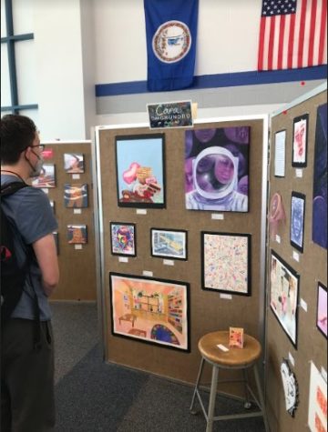Senior Art Show Taking Place in the Library