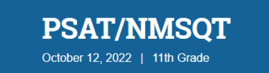 PSAT/NMSQT symbol from the college board website. Below the story name West Potomacs 11 Commended Students.