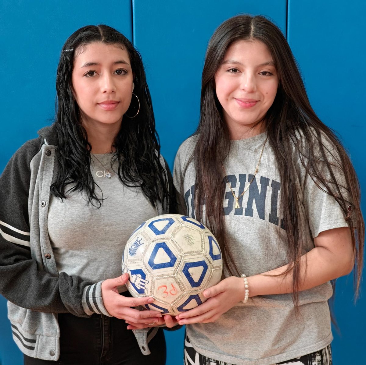 Norma Martinez and Alisson Mazariegos are co-captains of their girls La Liga team. 