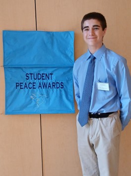 Eli Kopp, founder of West Pos Jewish American Club, has won this years Peace Award.