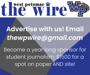 Advertise with the West Potomac Wire! Year long sponsor position available for $1500.