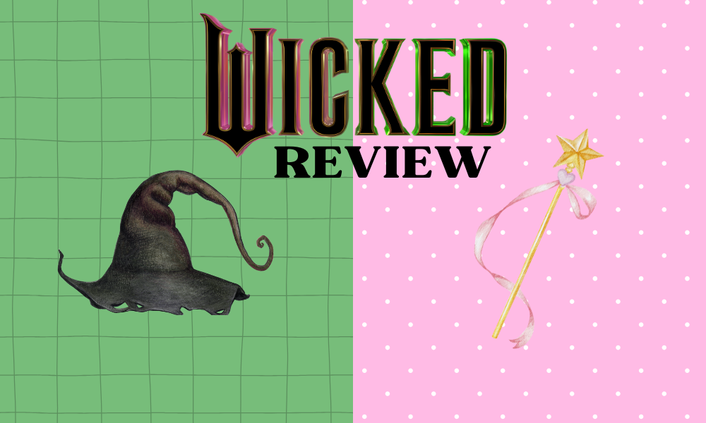 Graphic created using Canva with Wicked logo from Public Domain by Universal Pictures