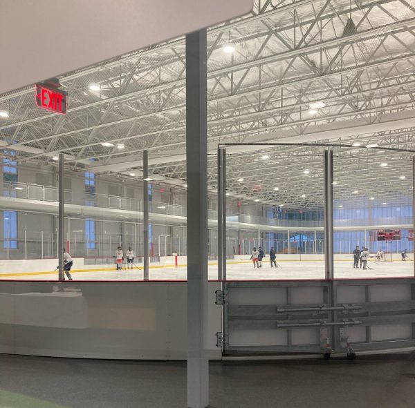 The Mount Vernon Rec Center now has two NHL-size ice surfaces, one with a running track above it.