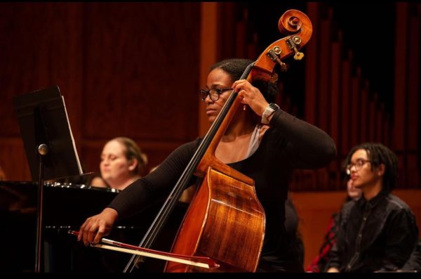 Ms. Feaster played Bass at Florida State University. Now, she's the newest orchestra director at West Po.