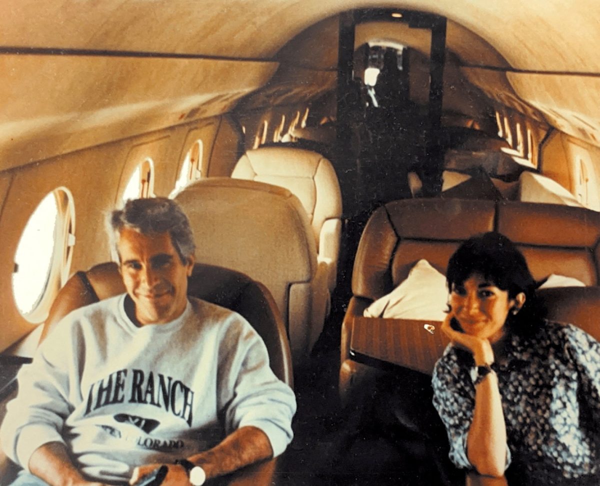 Jeffrey Epstein and Ghislaine Maxwell are seen in this image released by the Department of Justice in Washington, D.C., U.S., on December 19, 2025 as part of a new trove of documents from its investigations into the late financier and convicted sex offender Jeffrey Epstein. U.S. Justice Department/Handout via REUTERS