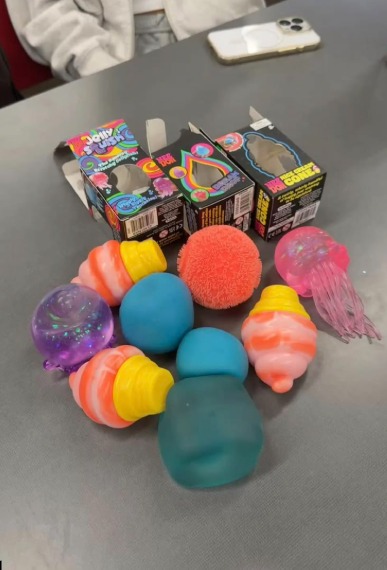 These are examples of the NeeDohs some students play with in class.