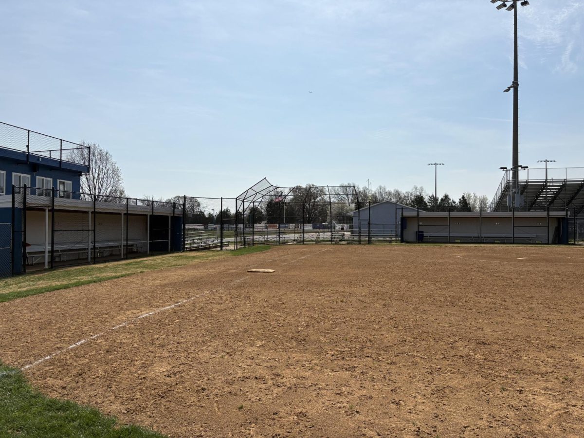 Softball field is empty after JV Softball team is canceled for the 2026 season. 