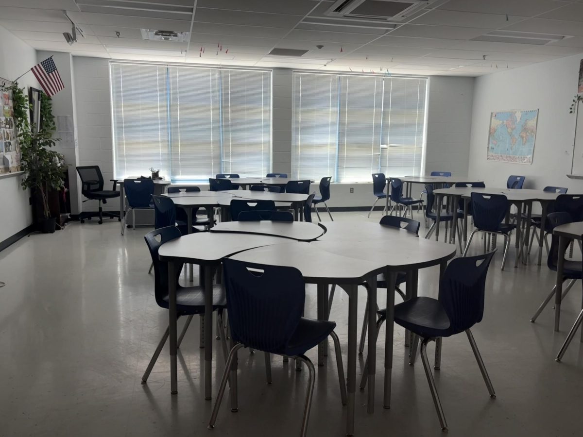 The Reset Room was empty on May 18, during 5th period. It operates during every class period.